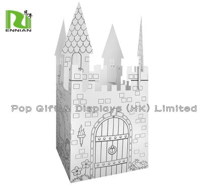 China Cardboard Ink Printing DIY Corrugated Cardboard Toys With Special Shape for sale