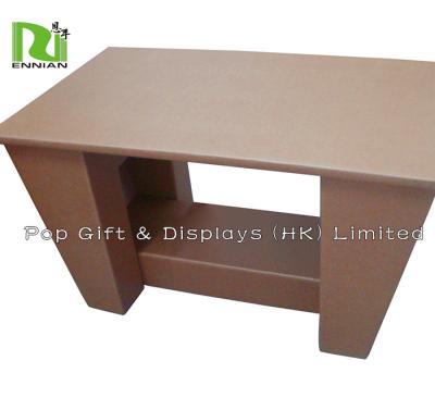 China Recycable Corrugated Cardboard Furniture Paper cardboard folding table for sale