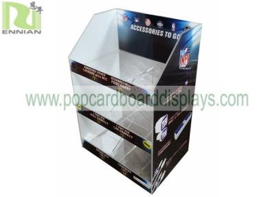 China Small Counter Acrylic Display Stands 3 - Tier PS Material Customized SGS Approval for sale