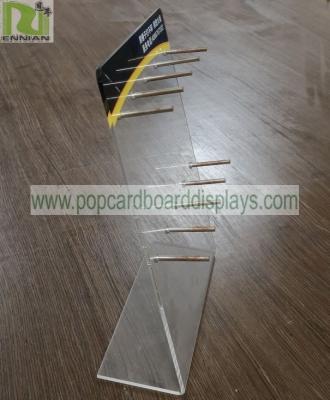 China Practical Acrylic Retail Display Stands Smoke Oil Display Suit For Different Gift Bags for sale