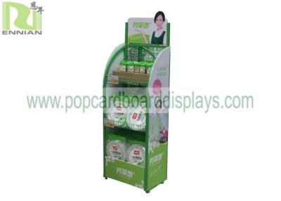 China Plastic Kitchenware Metal Retail Display Stands Large Loading Capacity Long Lifespan for sale