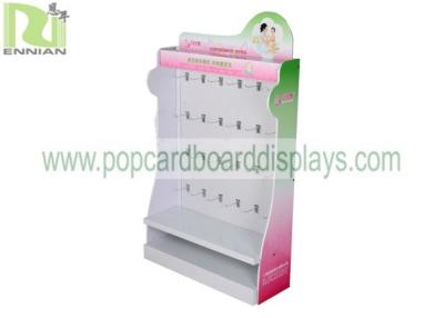 China Baby's Products Wood Display Rack Hang Different Products With Metal Hooks for sale