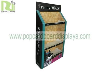 China Custom corrugated plastic board display ,Hollow Plate Corrugated Point Of Purchase Displays Pet Food Dog Products Stands for sale