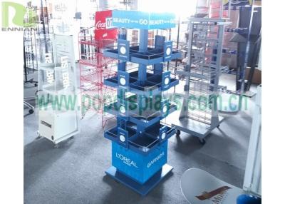 China Loreal POP makeup  metal display stand ,multifunctional display with customized size for sale