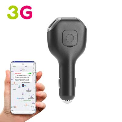 China G18 3G WCDMA Car Charger GPS Automotive Tracker 2in1 Dual USB 5V 4.8A SOS Call APP Fast Charging Real-time Tracking Web Google Maps Free for sale