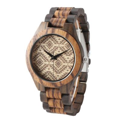 China Personality Non Specific LOGO EXPRESSES MESSAGE Engraved Wood Watch Bamboo Custom Logo Watch for sale