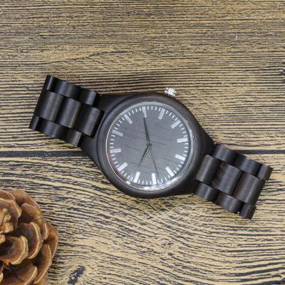 China Complete Calendar Custom Design Mens Gift Expensive Mechanical Wood Watch for sale