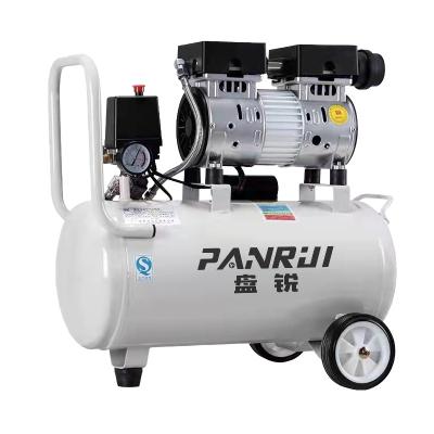 China OIL-LESS Customized Support 600w 800w 1200w 2400w 3600w 8bar 1HP 2HP 3HP 4HP Portable Oil Free Piston Dental Air Compressor for sale