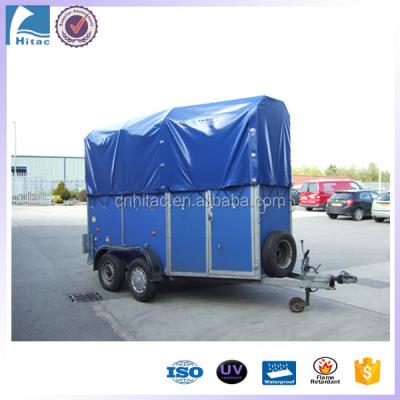 China Waterproof Waterproof 6'x4' Canvas Cage Trailer Cover , PVC Trailer Cage Cover Tarpaulin for sale