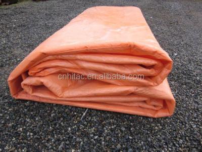 China Plain Canada/USA Orange Concrete Treatment Insulated Cover Tarp For Cold Winter for sale