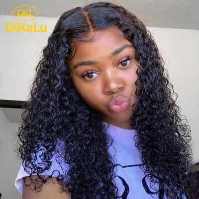 China Water Wave Grade 12 Hd Peruvian Lace Frontal Wig, 13*6 Virgin Deep Wave Lace Frontal Wig, Checked Hawian Deep Wave Lace Wig for sale