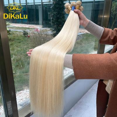 China Brazilian Body Wave 40 Inch 613 Blonde Hair Extension, 10a Grade Raw Wig 613 Hair, Human Virgin Blonde Hair Bundles With Headband for sale