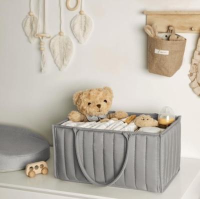 China Keep Your Nursery Clutter-Free with Plastic Storage Boxes for Diapers and Baby Wipes for sale