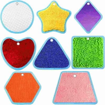 China 8 Set Mini Sensory Mats Assorted Textured Play Mats Sensory Floor Tiles Accept Custom Color for sale