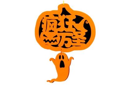 China Halloween Custom Felt Holiday Decorations Hanging Wall Door Banner for sale