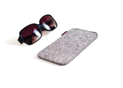 China Lightweight 9*18 Cm Felt Fabric Bags For Glasses EN71 Certification for sale