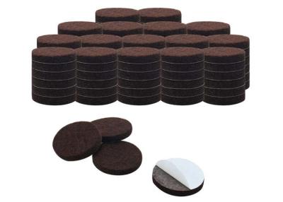 China Anti Scratch Floor Protectors 5mm Self Stick Furniture Felt Pads for sale