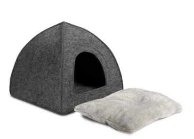 China 16 X 16 X 17 Inches Odm Felt Pet Bed For Kittens And Small Dogs for sale