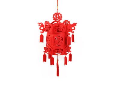 Chine Le puzzle réutilisable EN71 de Lucky Red Fu 3d de Chinois a senti la lanterne à vendre