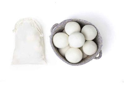 China Home Laundry Cleaning 8cm Biodegradable Wool Felt Balls à venda