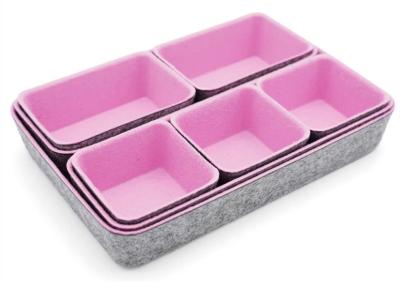 China Makeup 3mm EN71 Felt Drawer Trays For Drawers Dividers for sale