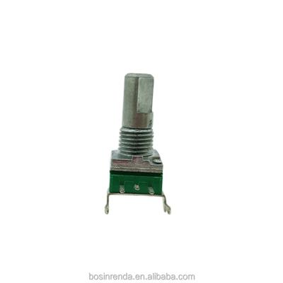 China PC terminal 9mm b50k 5pin potentiometer concentric dual shaft rotary potentiometer 5k trimmer potentiometer for sale