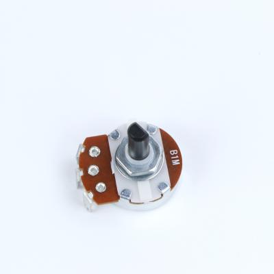 China PC Type 3pin Horizontal Pin Potentiometer with Push Switch for sale