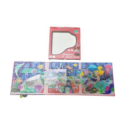 China Cartoon Toy Factory Custom Improve Kids Ability Toys Puzzle Paper Magnetic Puzzle for sale