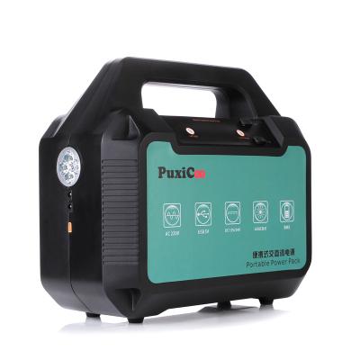 China PUXICOO 1000W Generator Home Portable Rechargeable Lithium Battery Pack Solar Generator with AC 220V, 12V DC, 5V USB Outlet Output for sale