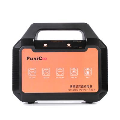 China PUXICOO Lithium Battery Outdoor Indoor Emergency Power Supply With (3000W Peak) AC 220V/1500W Outlet For Camping Emergency for sale