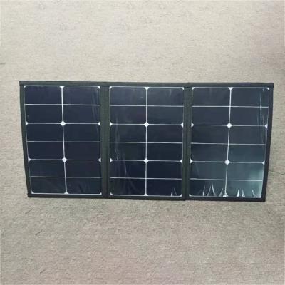 China Solar Power System PUXICOO Flexible Portable Folding 90W Solar Panels For Hiking Portable Solar Generator Camping for sale