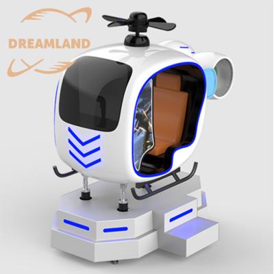 Cina 9d VR Game Indoor Fun Rides 9d vr Helicopter Set VR Goggles 9d Virtual Reality Machine in vendita