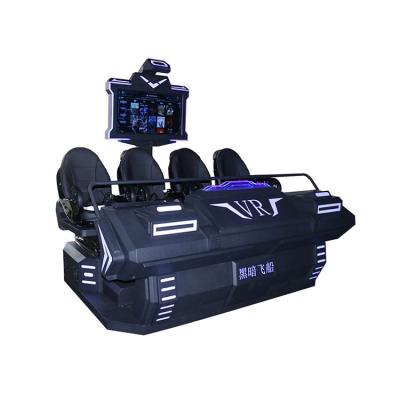 China Chinese Amusement Room/VR Game Center Factory Produces 110V/220V/380V 4 Seater Cinema Motion Chair 9D Simulator VR Equipment à venda