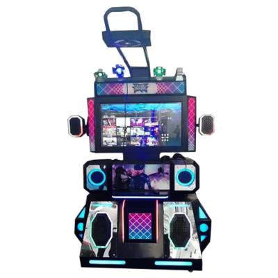 China Amusement Park Rides Game Center Indoor Virtual Reality Arcade Games Machines 9D VR Dancing Arcade Game Machine à venda