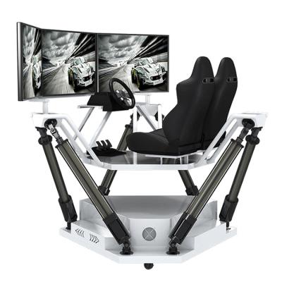 중국 Amusement Room / VR Game Center Factory Sell 9D Virtual Reality 6 DOF 3 Screen Motion Platform F1 3D Ride Driving Car Racing Simulator For Mall 판매용