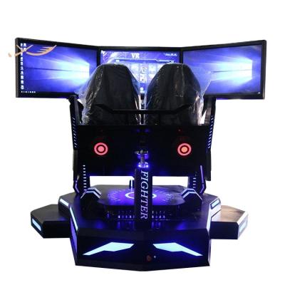 中国 Amusement Park VR Simulator 9d Video Games 2 Seats vr Racing Car Game Virtual Amusement Room/VR Game Center For Fast And Furious 販売のため