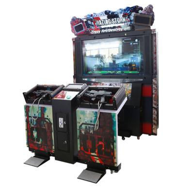 China Games center. Indoor Coin Operated Mall Game Zone Shaving Storm Simulator Shooting Gun Arcade Machine For Sale zu verkaufen