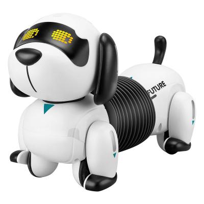 China Smart Follow/Actions Programming/Hot Selling Intelligent Electronic Dog Robot Remote Control Toys Fun Sound Effects Programming Interactive Robot Dachshund Dog For Kids for sale