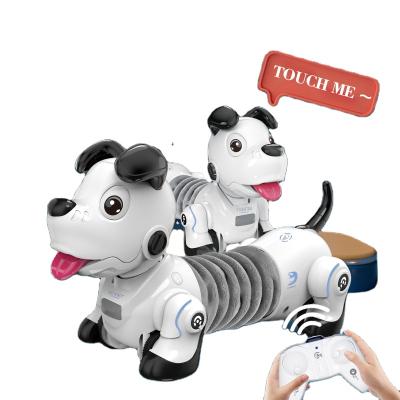 China SHIP IN RUNNING RC Toys Smart Follow Infrared Remote Control RC Robot Dog Dachshund Dog With Flexible Body for sale