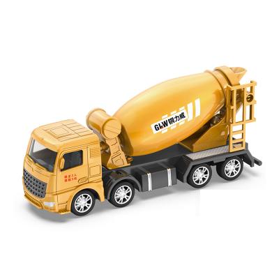 China 1:55 Simulation Model Children's Alloy Car Model Toys Engineering Excavator Set Construction Vehicle Concrete Mixer Crane for sale