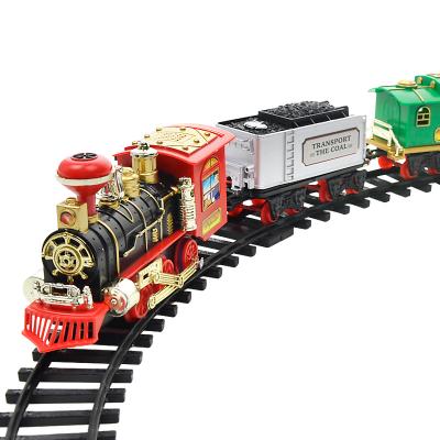 China RC Slot Toy Toys Kids Remote Control Toy Train Battery Operated Vehicle Train for Kids Children Christmas Gifts for sale