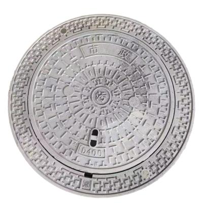 China Anti-theft EN124 D400 DI  Ductile Cast Iron  Square Grate 600*700 and Round Manhole Cover can accept global orders for sale