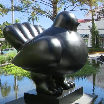 China Wholesale Europe Factory Price Bird Supplier Fernando Botero Bronze Statue With Great Price for sale