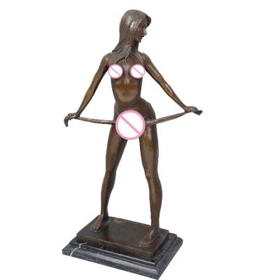 China New Europe Design Bronze Casting Nude Girl Statue Sculpture For Europe Style For Sale Sculpture for sale