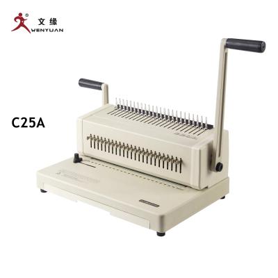 China C25A Manual A4 Comb Binding Machine For Office Home Use 465x330x220mm for sale