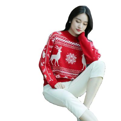 China Anti-wrinkle 2021 Clothing Winter Fashion Christmas Sales Casual Style Female Wool Knit Sweater Women for sale