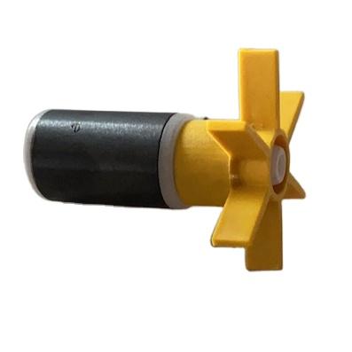 China Industrial Ceramic Magnet D19*35Ferrite Magnet Rotor With Impeller For Filter for sale