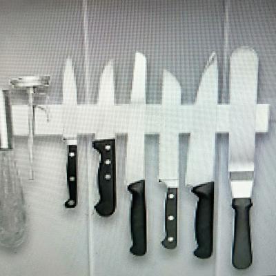 China High Quality Professional Industrial Magnet Manufacturer Wall Mount Stainless Steel Magnetic Knife Rack for sale