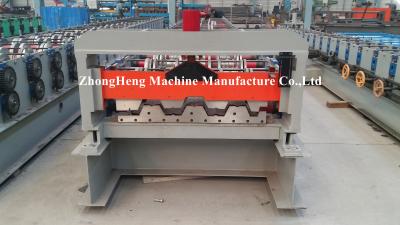 China Metalltrapezoide Blatt-Boden-Plattform-Rolle, die Maschine mit 28 Rollen-Stationen bildet zu verkaufen