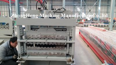 China triple-decker roofing sheets Roll forming machine For Metal Panel sheets for sale